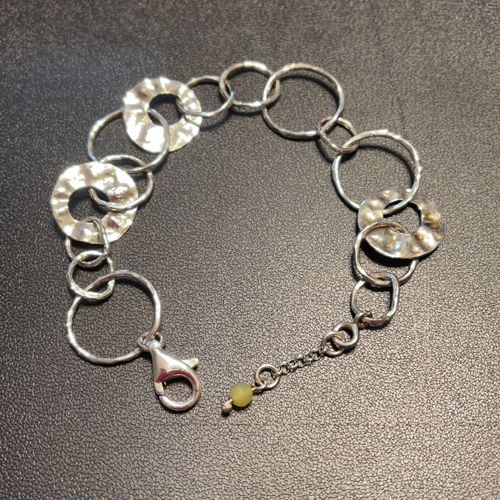 Silpada Retired Paper Chain sterling silver bracelet